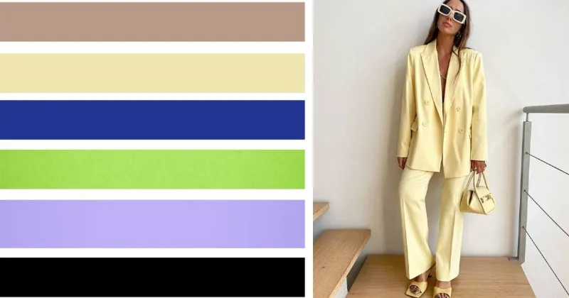 Mezcla amarillo con blanco para un look fresco y veraniego
