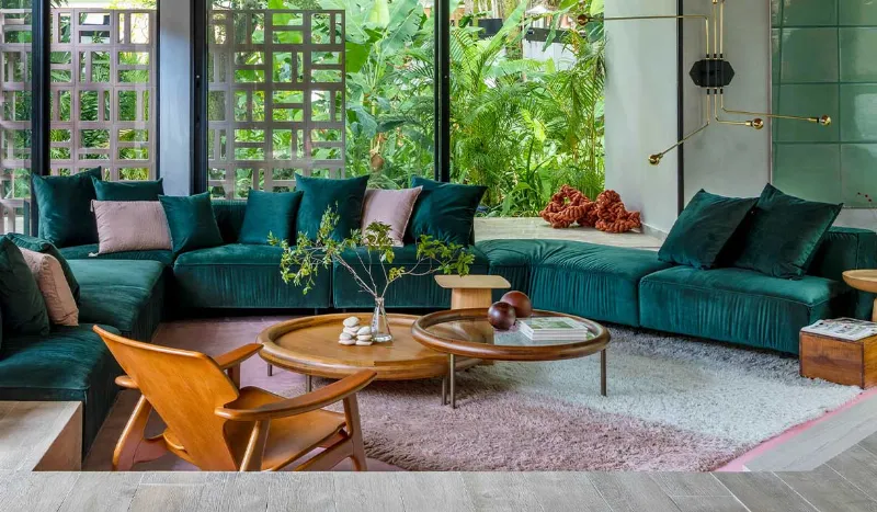 Amarillo y verde oliva: una armonía natural y relajante para tu hogar